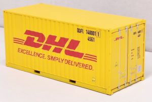 Container 20 ft DHL gelb - Kiss MBS 1C02 Spur 1